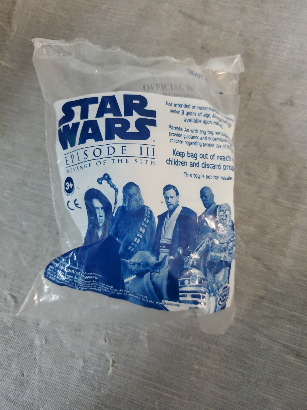 burger king star wars episode 3 toys