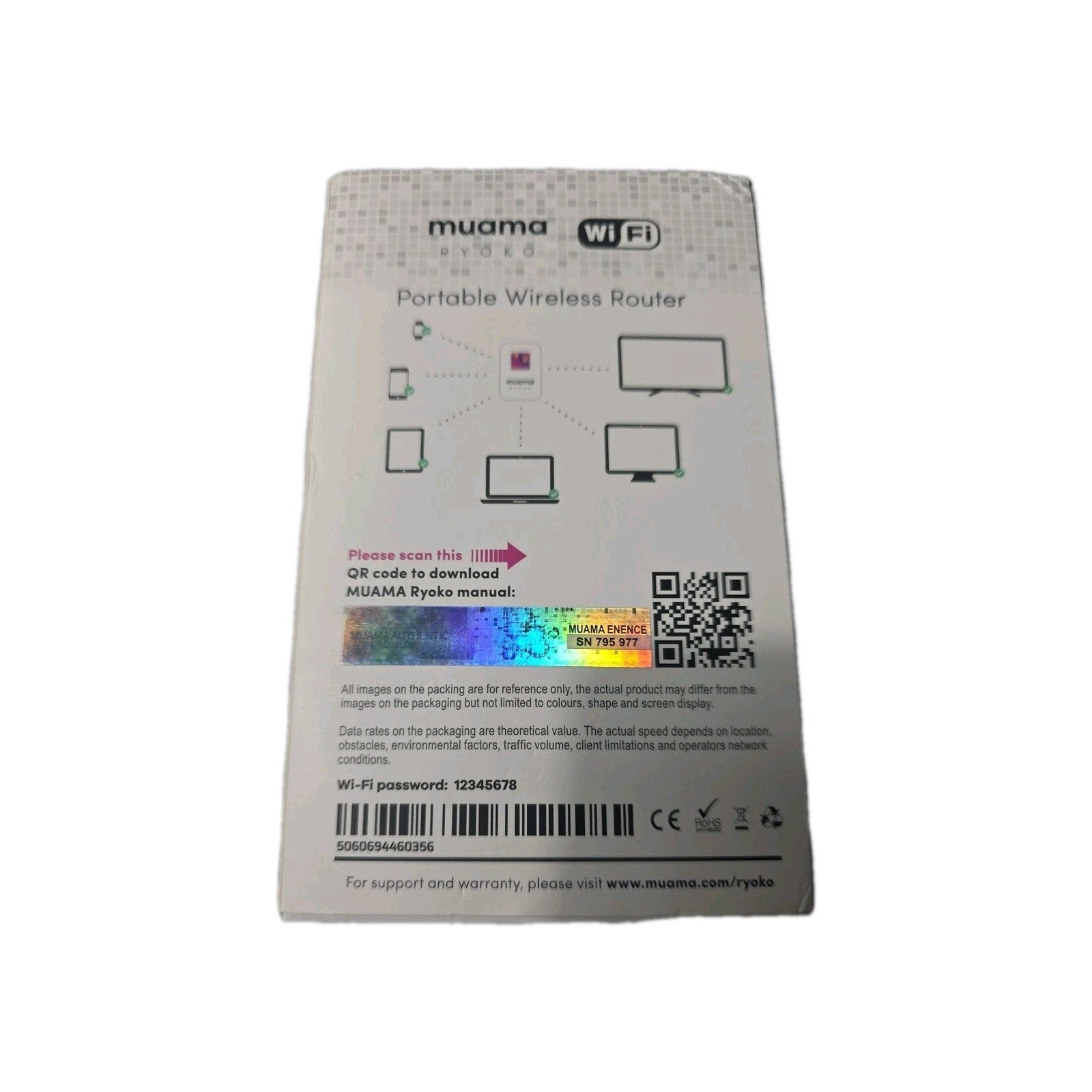  NEW Muama Ryoko 4G-LTE Mobile Broadband Portable Wireless WiFi Router