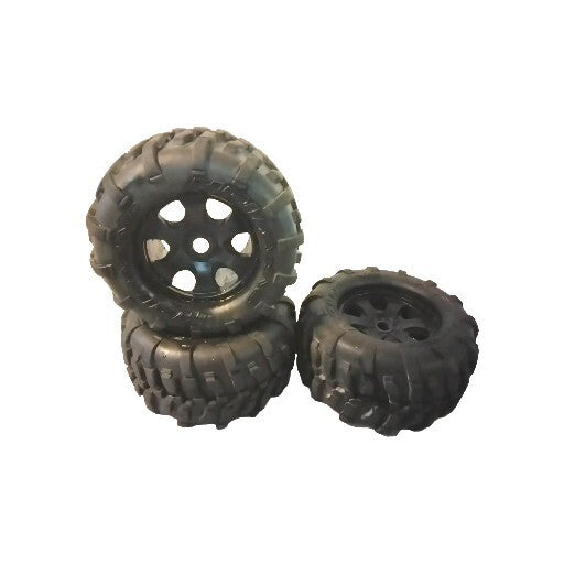 RC HPI Tires And Rims 3pcs 1/8  Nitro