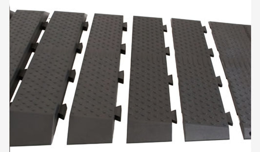 Pride Mobility RAMPRB1005 Rubber Ramp  2.5" - 3.0" Riser Threshold Scooter Ramp