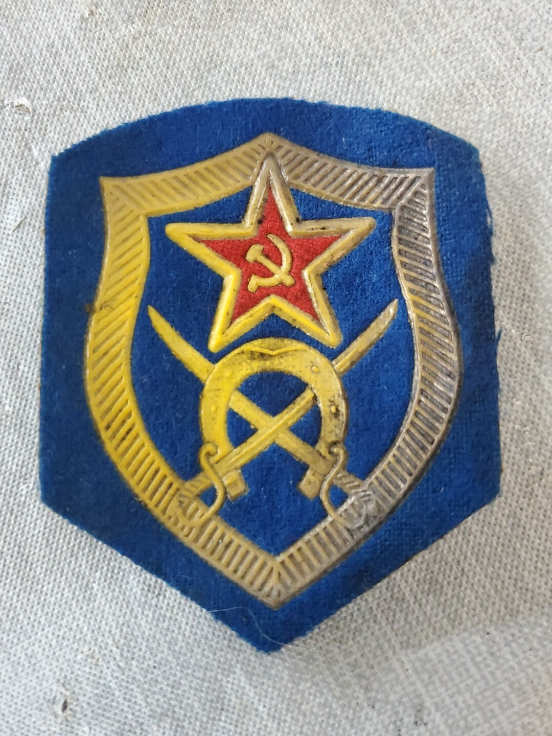 Vintage USSR Soviet Calvary Sleeve Patch