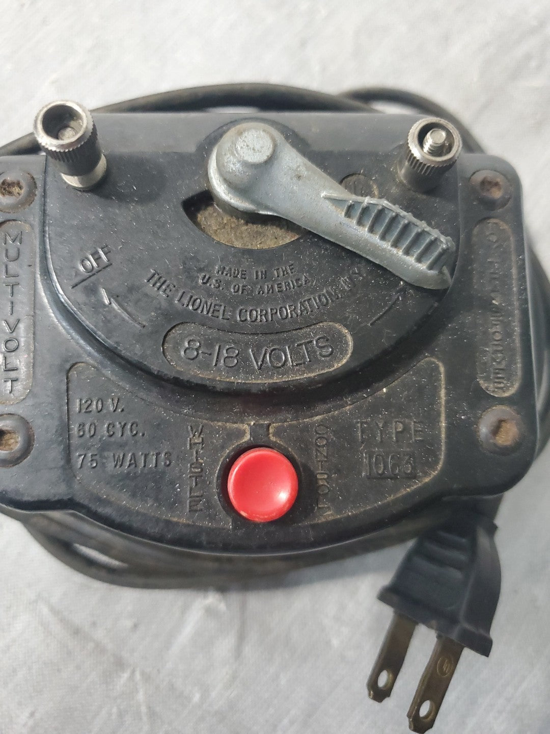 Lionel Transformer 1063 75 Watts