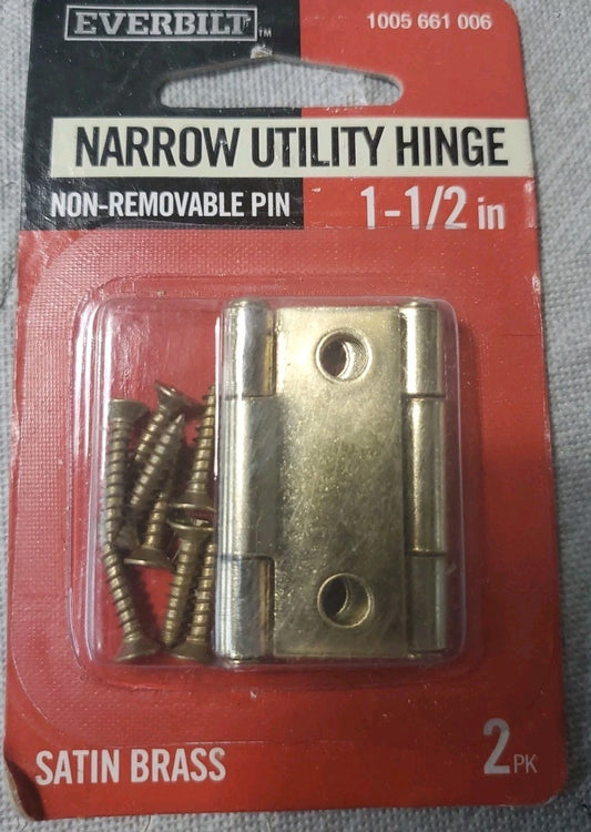 Everbuilt Narrow Utility Hinge 1 1/2"  1005 661 006