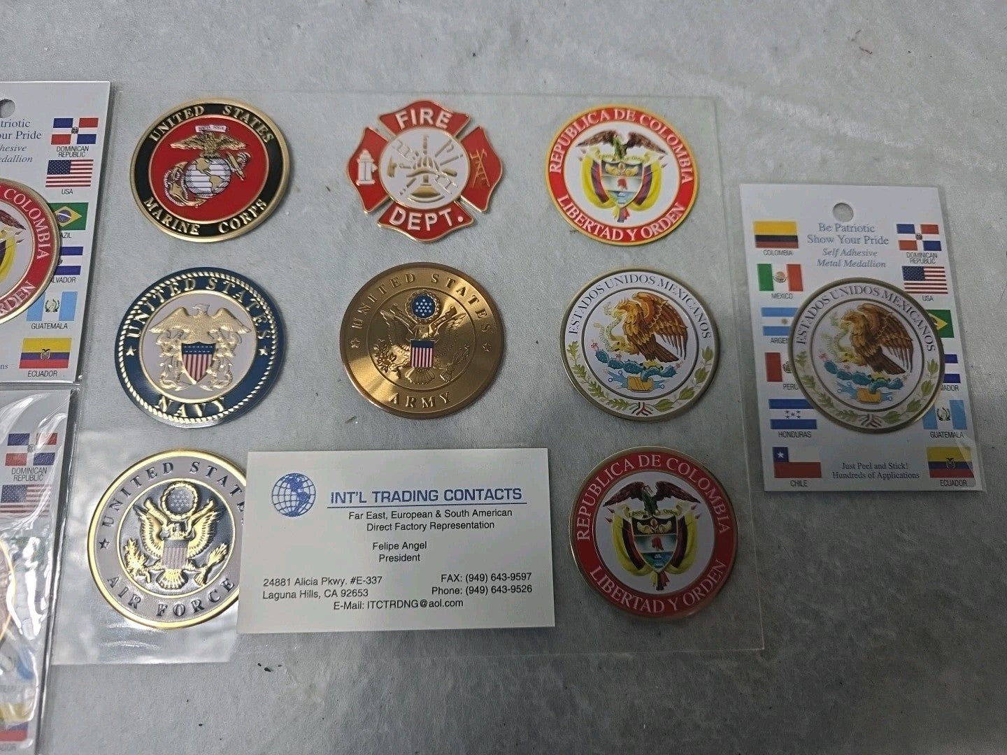 Collectible Medallions Army, Navy, Airforce And More