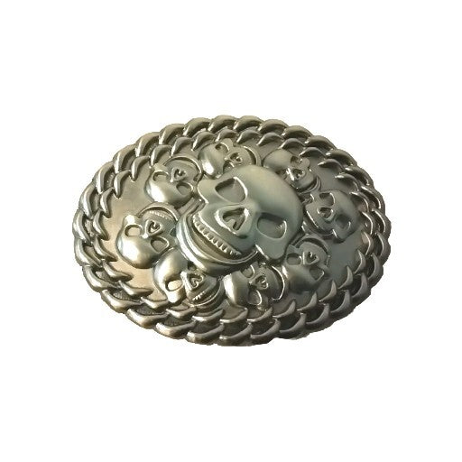 skull belt buckle