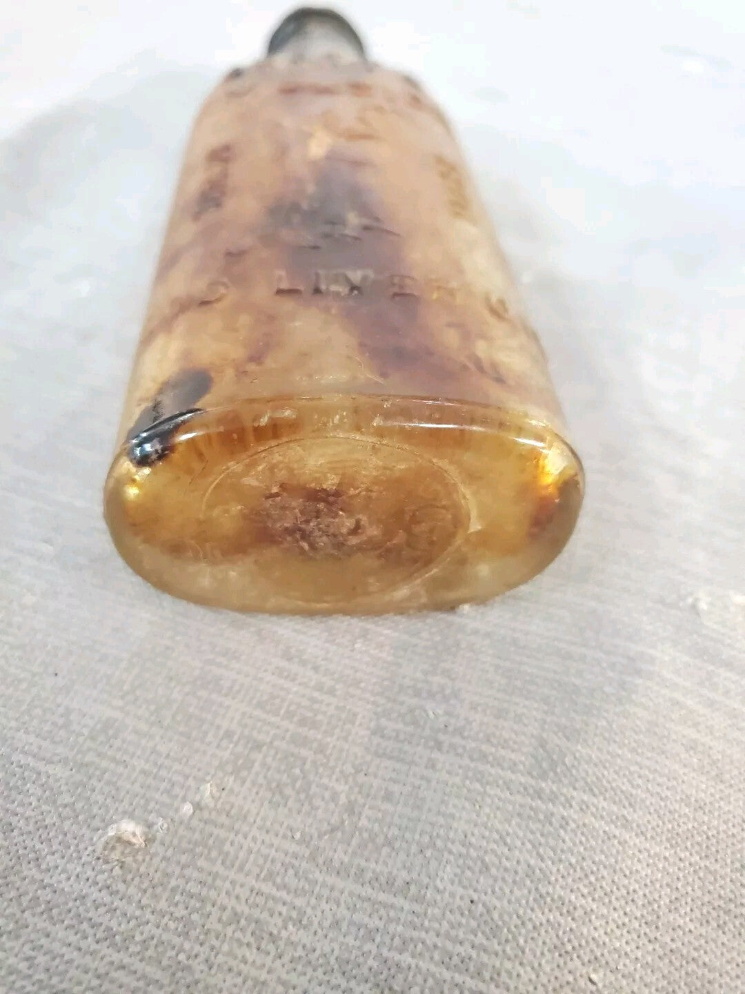 vintage scott s emulsion cod liver Oil Bottle