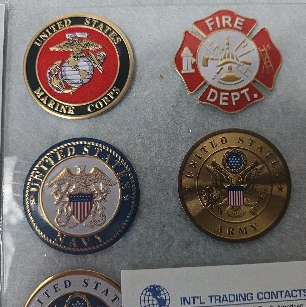Collectible Medallions Army, Navy, Airforce And More