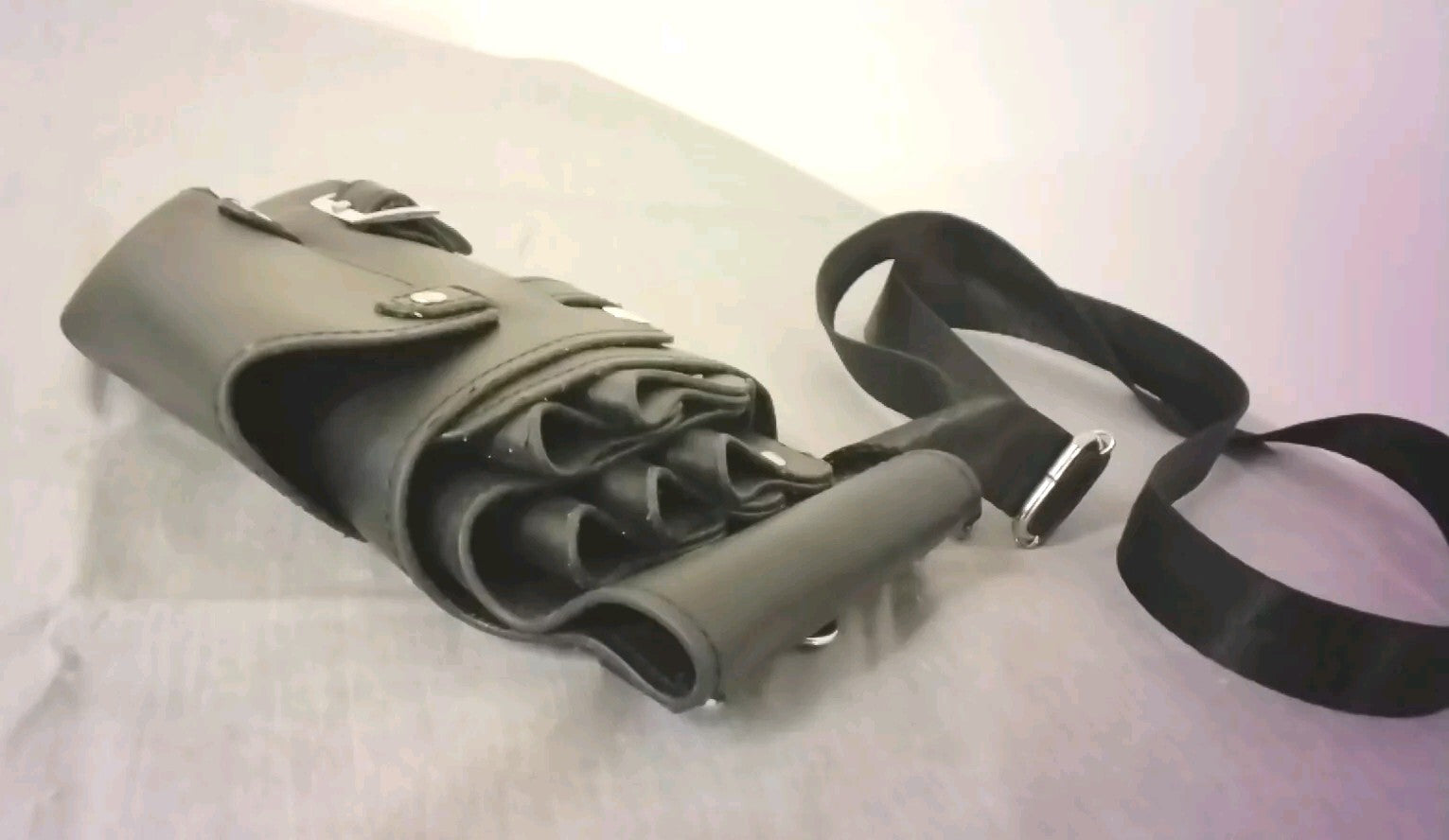 Hairstyle Barber Scissors Holster Case Leather