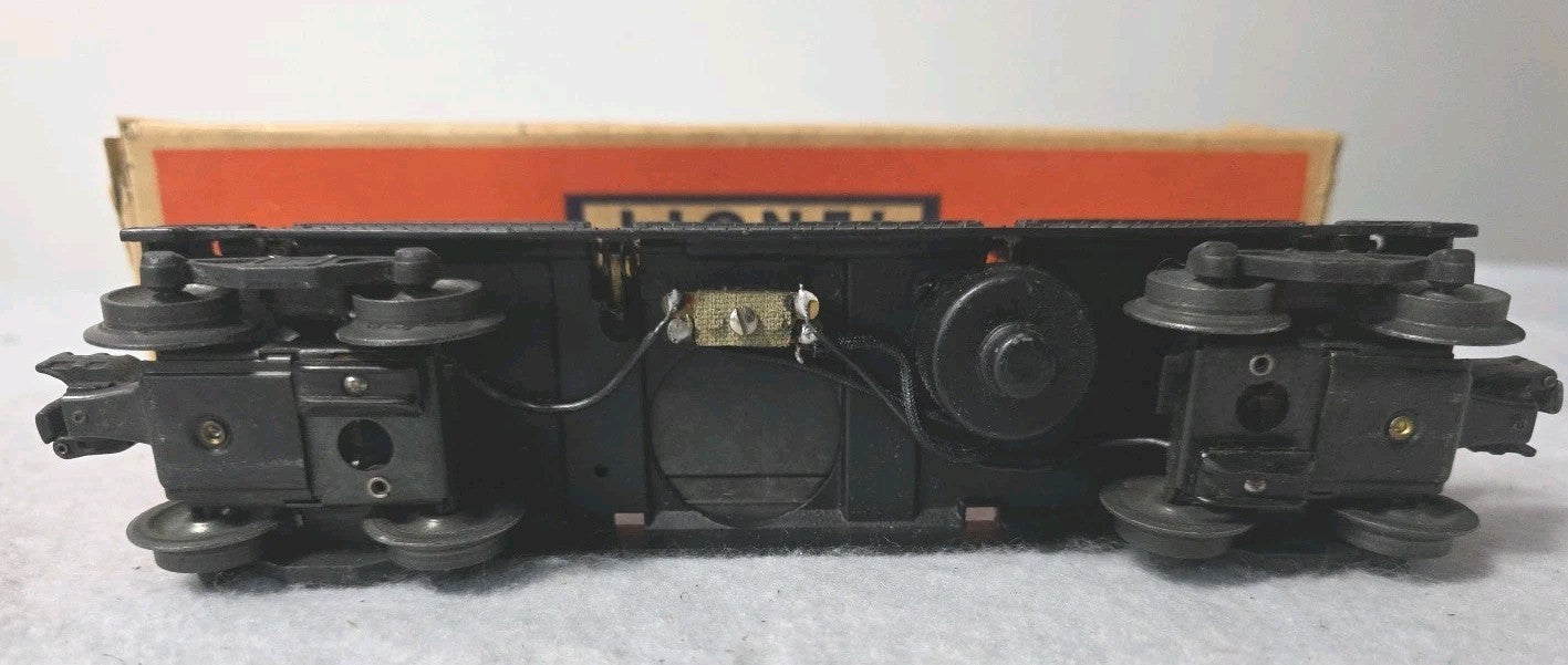 LIONEL #3461X  Operating Lumber Car  And #6019 Speical  Track  And Instructions 