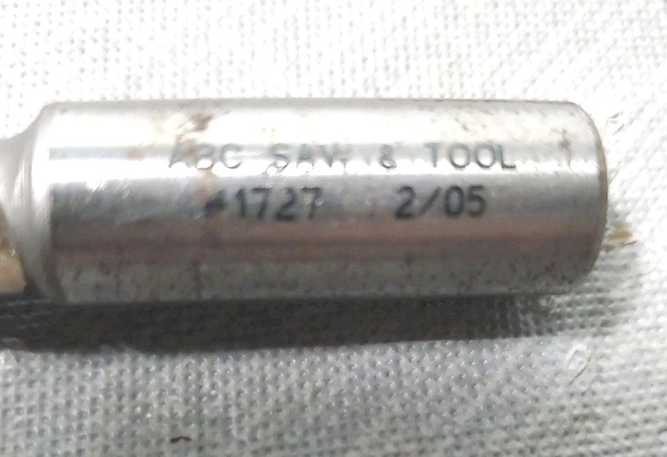 Abc Saw & Tool 1727 2/05 Router Bit