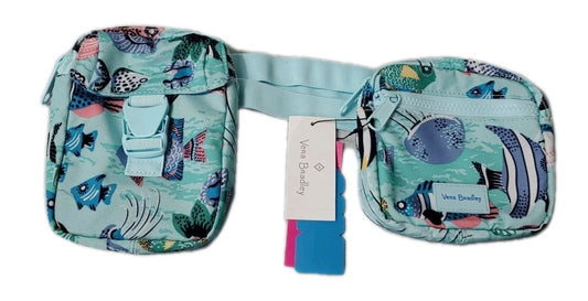 Vera Bradley Sling Waist Bag Underwater Print New