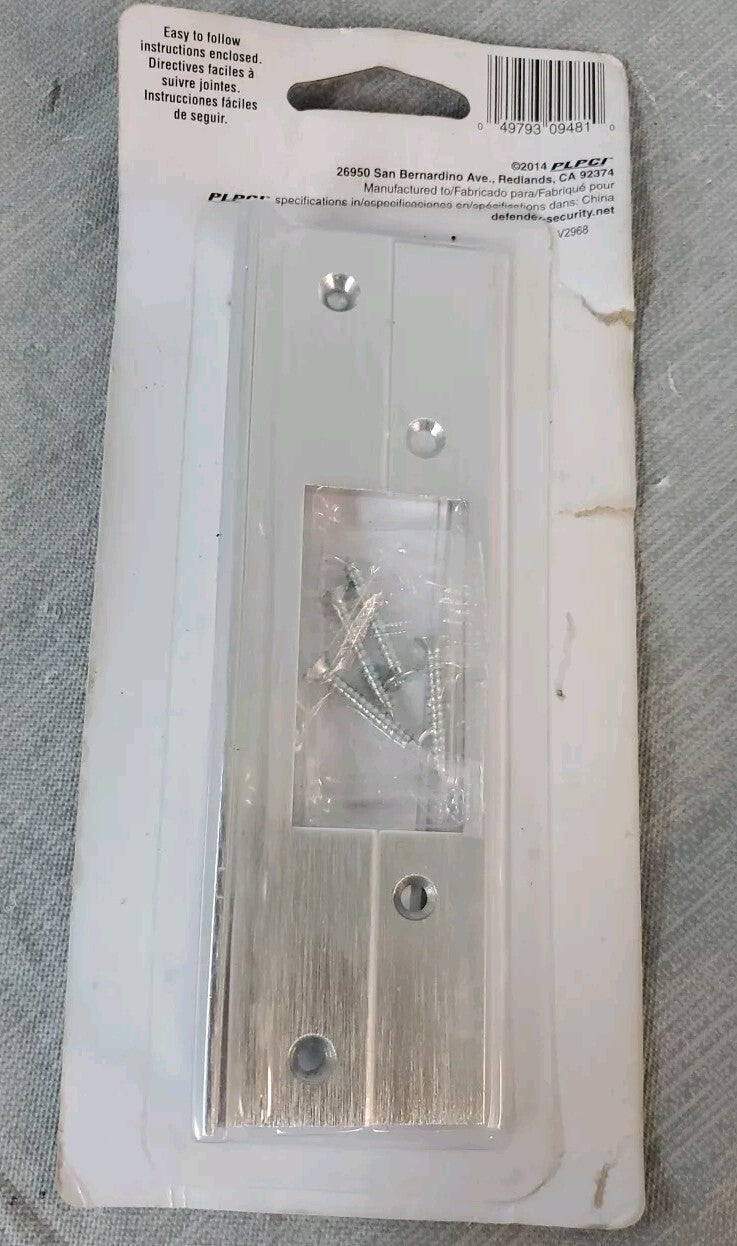 U 9481 Latch Bolt Guard Plate. Aluminium  (New)