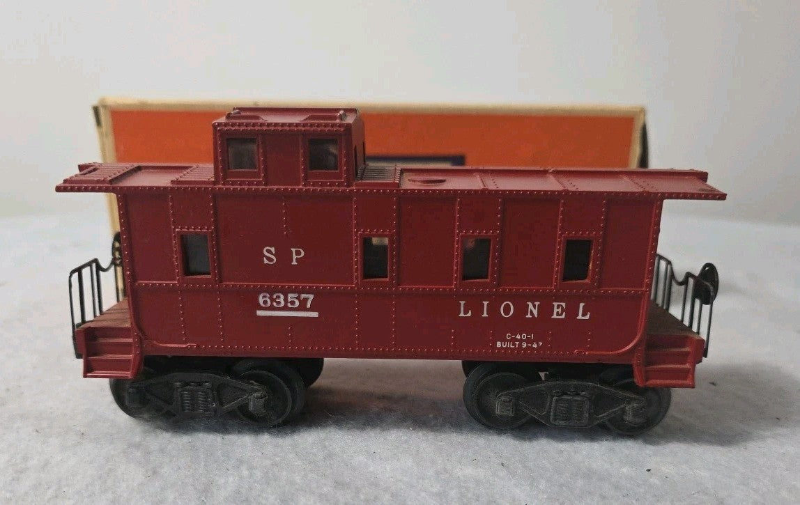 Vtg 1947 Post War Lionel Lines O Gauge 6357 Caboose In The Original Box Nice!!