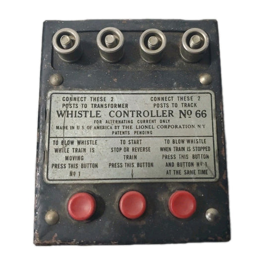 Lionel Vintage Whistle Controller No 66