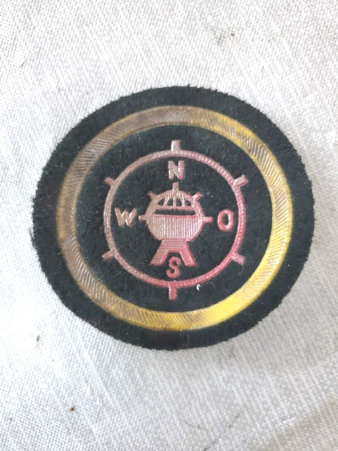 Vintage USSR Soviet Navy Navigator Specialist Patch