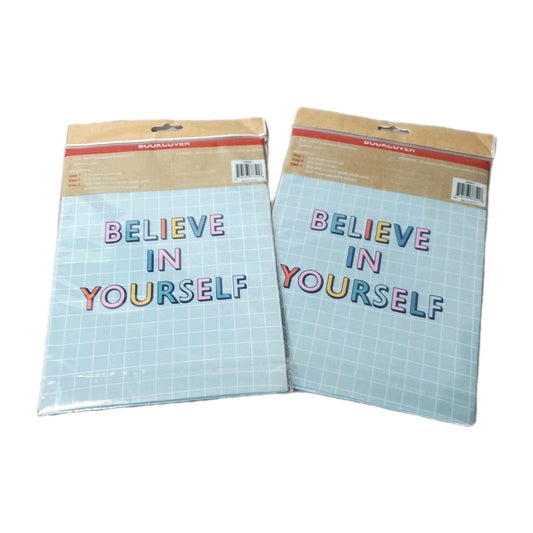 Pep Rally Book Covers Jumbo Size Fits Most Text Books Lot Of 2 BELIEVE IN...