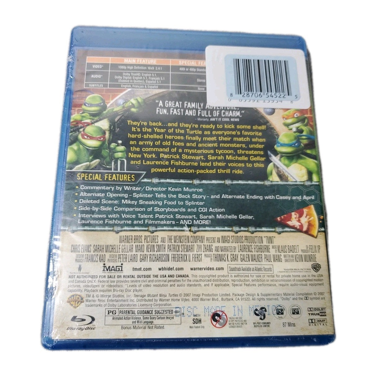 TMNT Blu-Ray Brand New Sealed