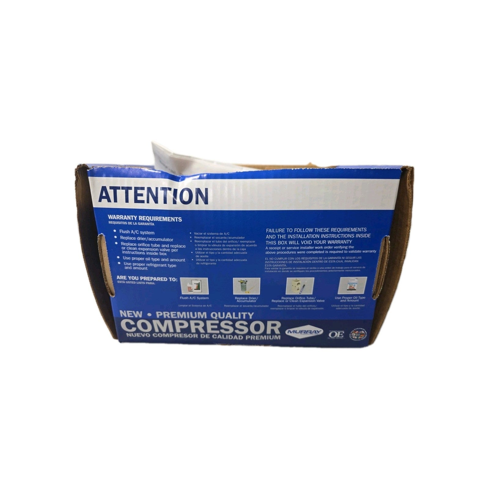 Murray Ac Compressor 98576  02-05 Jeep Liberty  New