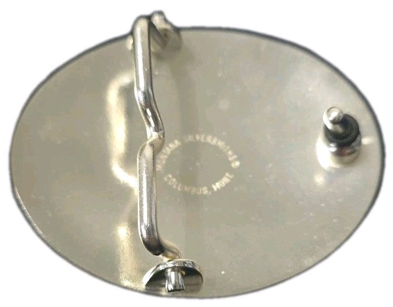 Montana Silversmiths Buckle Letter J Two-tone NEW Silver Gold Plated Over Brass