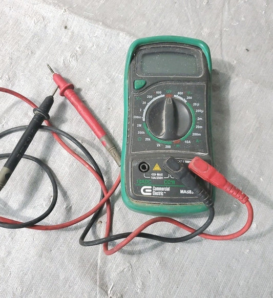 Mastech Multimeter Mas830b Green And Grey