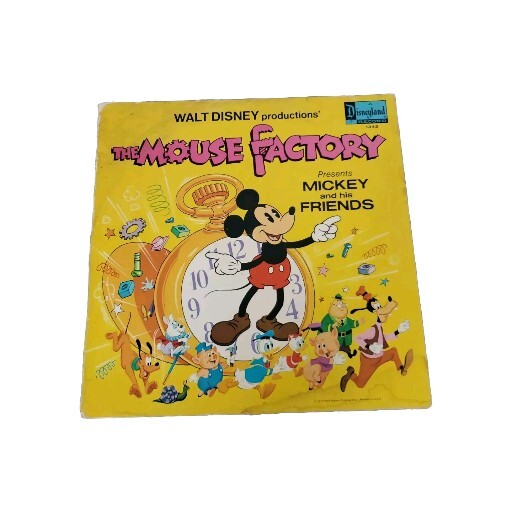 The Mouse Factory 1972 Walt Disney Productions 33 RPM Vinyl Record LP