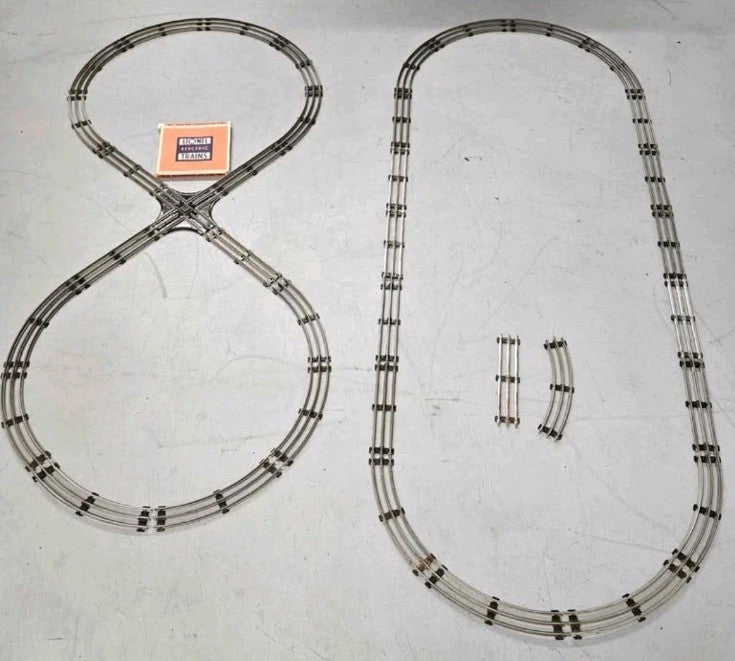 Lionel No 1021 90° Crossover And 36 Pcs O Gauge Track 027 And Papers