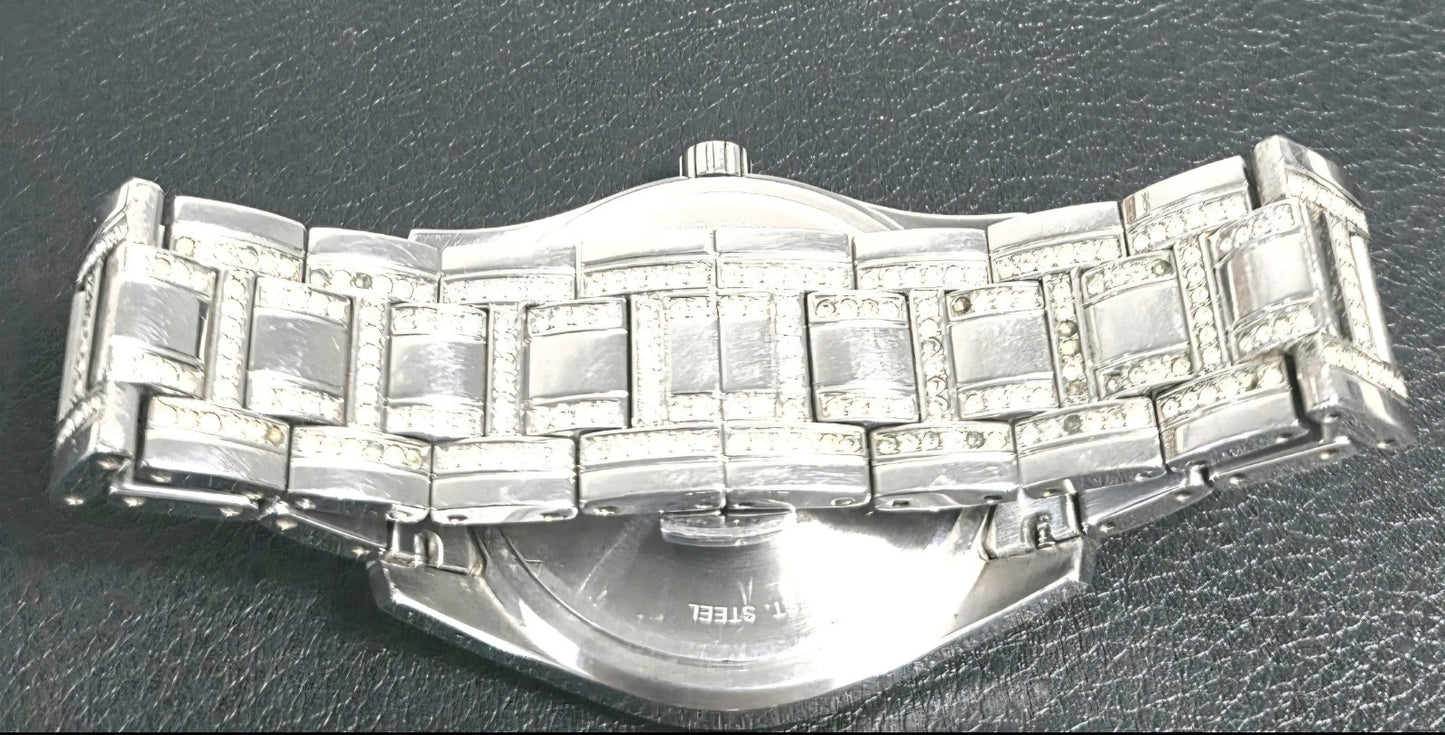 Wittnauer Men's Swiss Swarovski Crystals Paved Dial Watch Wittnauer Watch: