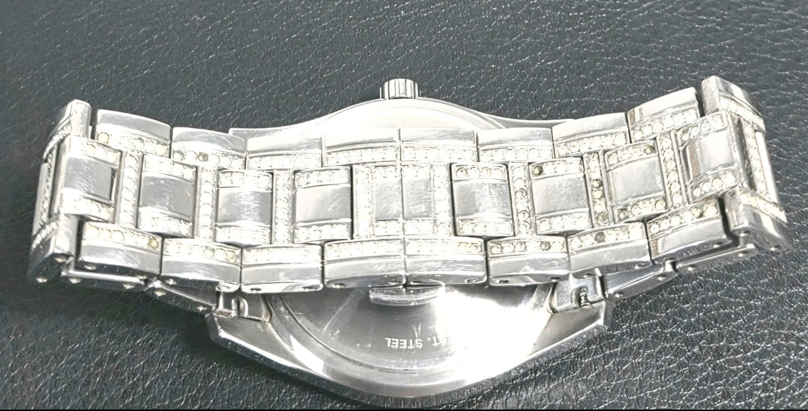 Wittnauer Men's Swiss Swarovski Crystals Paved Dial Watch Wittnauer Watch: