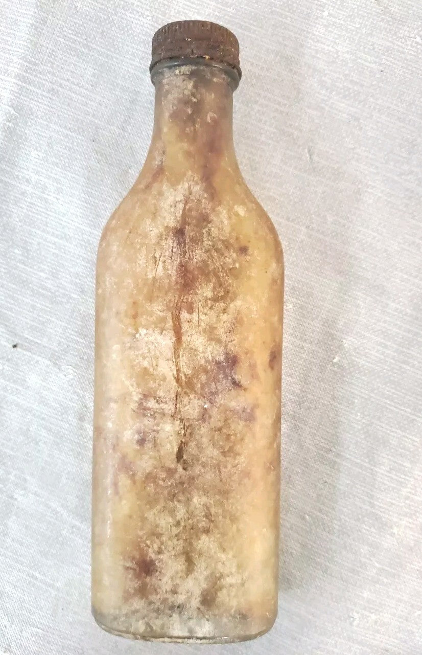vintage scott s emulsion cod liver Oil Bottle