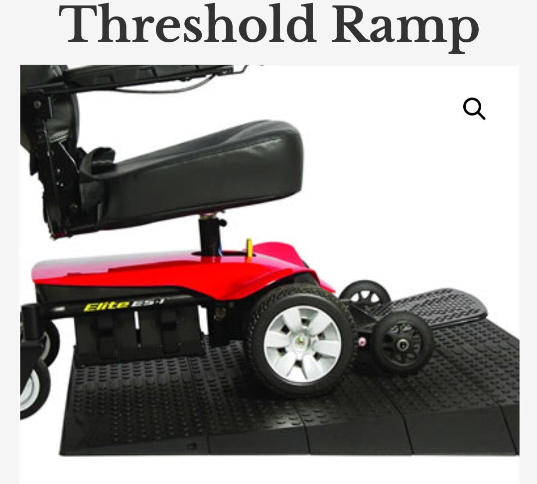 Pride Mobility RAMPRB1005 Rubber Ramp  2.5" - 3.0" Riser Threshold Scooter Ramp