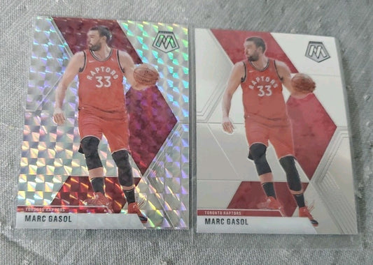 Lot Of 2 2019-2020 Panini Mosaic Marc Gasol Cards
