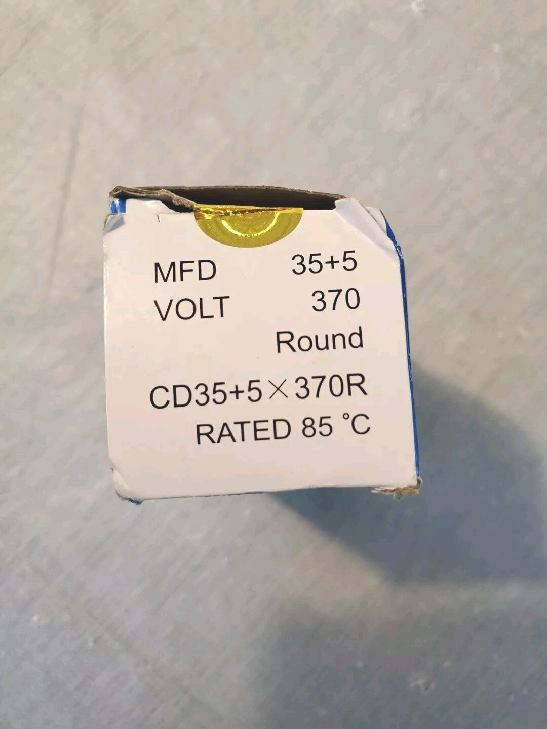 Supco Run Compacitor CD35+5×370R ROUND DUAL NEW