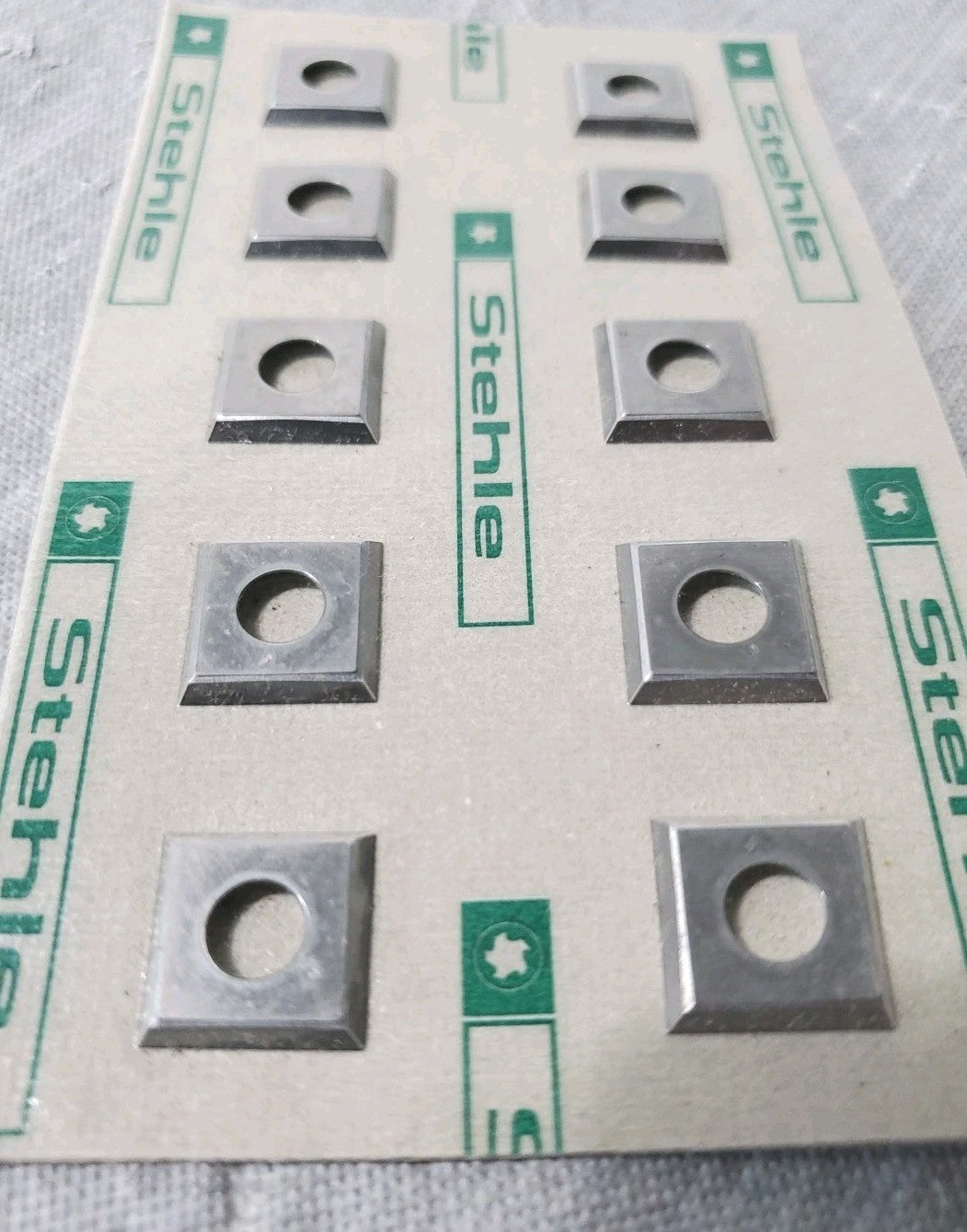 Stehle Turnover Knifes With 4 Sided Blade Part# 040-10053  Pack Of 10