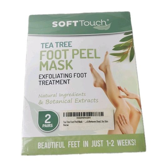 Softtouch Tea Tree Foot Peel Mask 2 Pairs