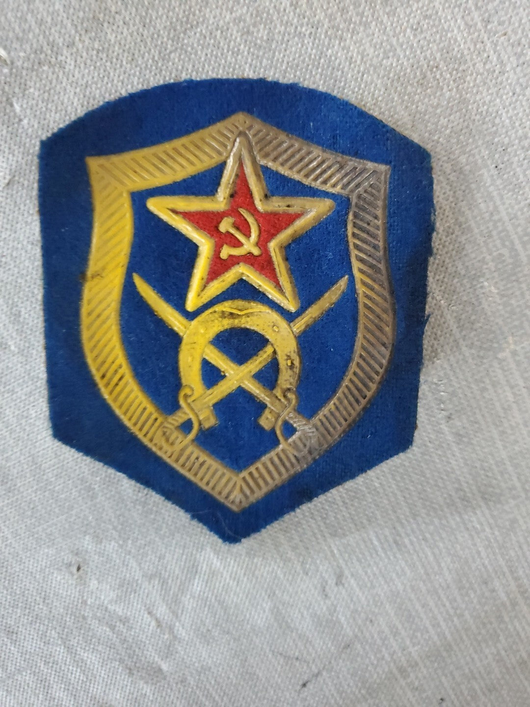 Vintage USSR Soviet Calvary Sleeve Patch