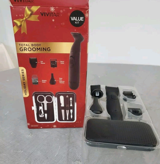 Vivitar Total Body Grooming Beard Trimmer Hair Clippers Holiday Series