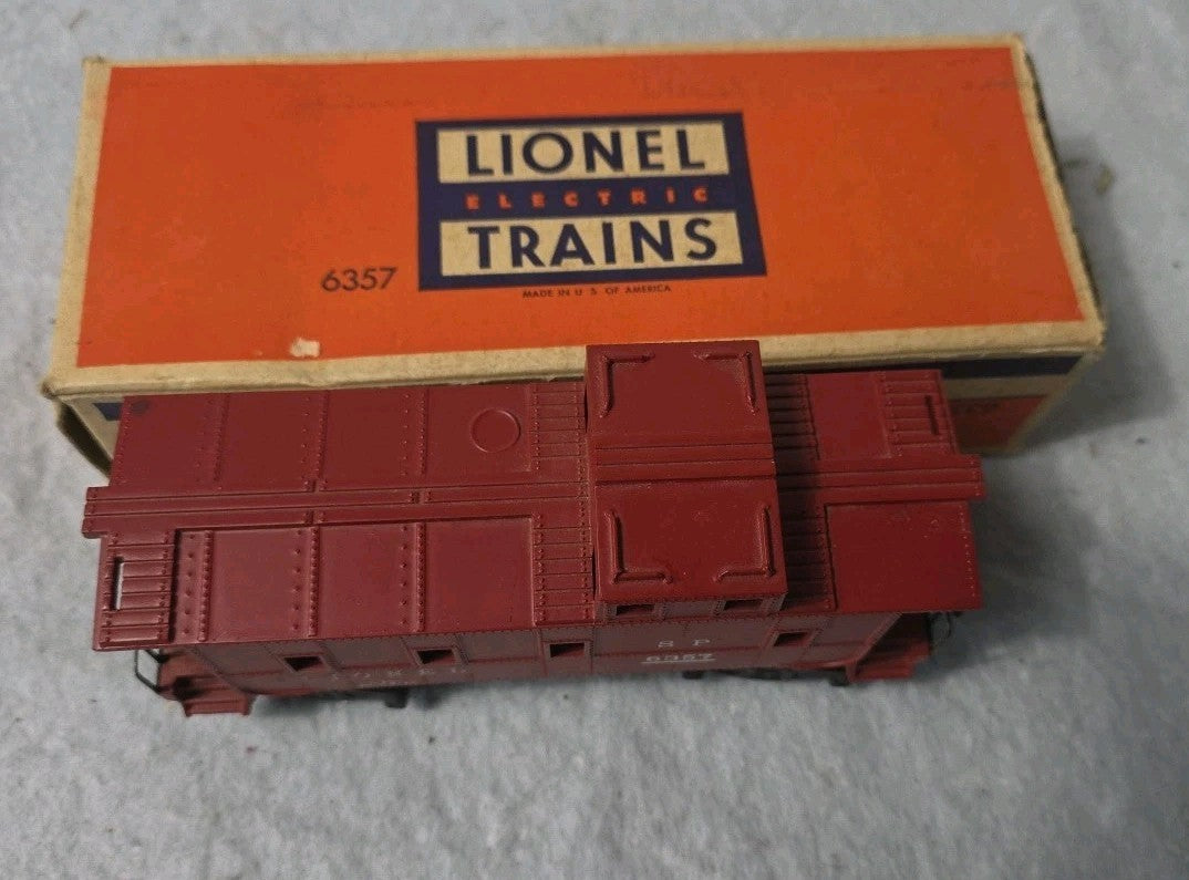 Vtg 1947 Post War Lionel Lines O Gauge 6357 Caboose In The Original Box Nice!!