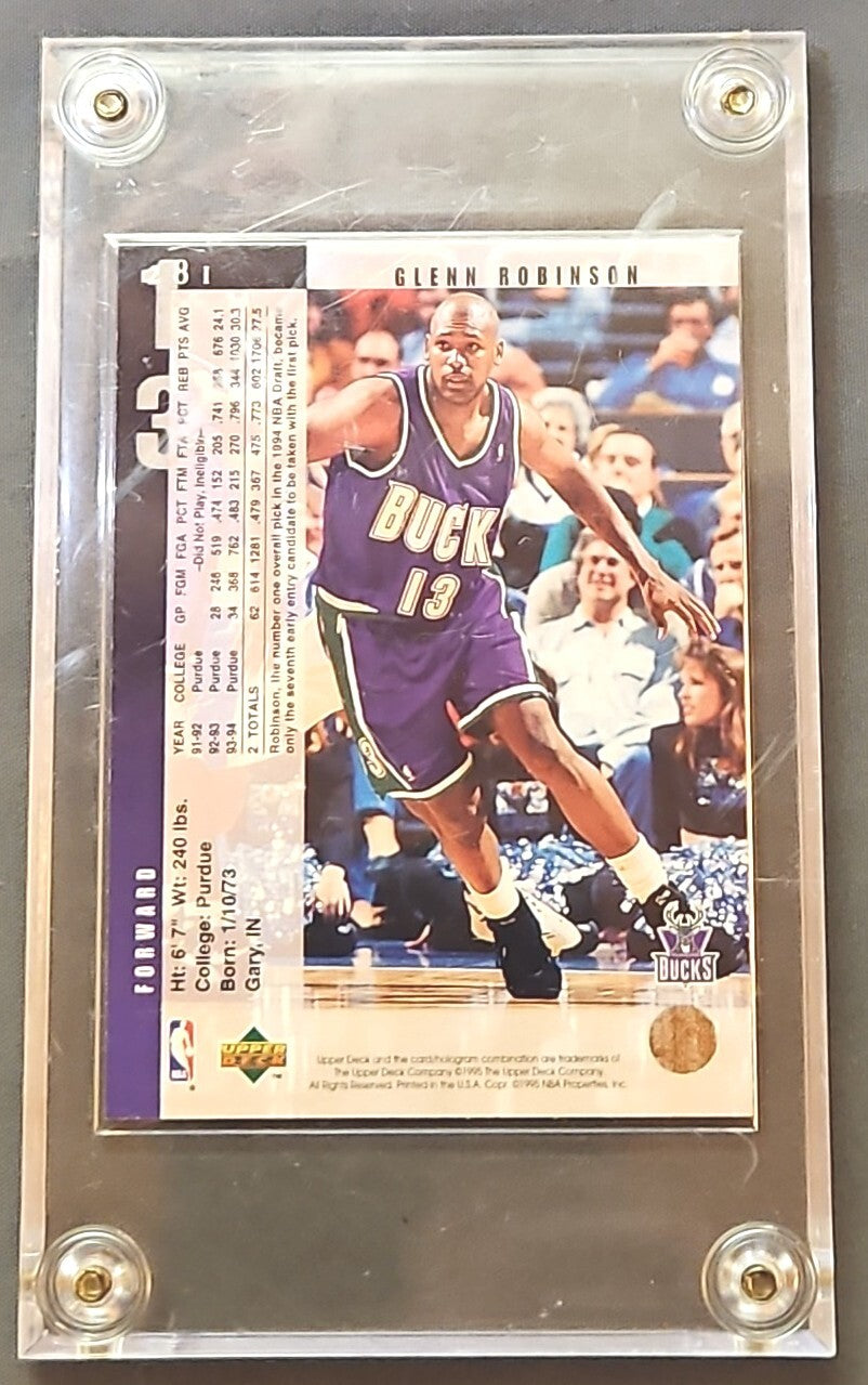 1994-95 Upper Deck Glenn Robinson #13 Two Basketball Cards Rookie Class Sealed