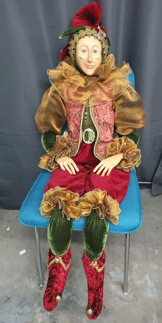 Costco 48" Jester Old World Christmas  Life Like Great Condition