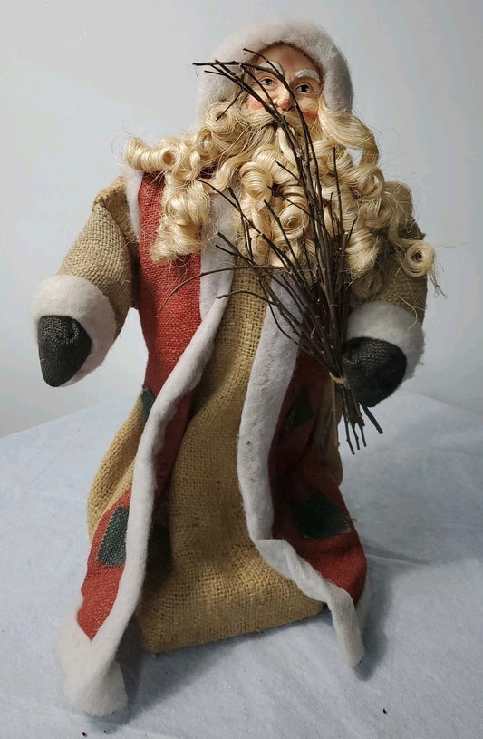 Vintage 22" Old World Santa Hand Made Rare