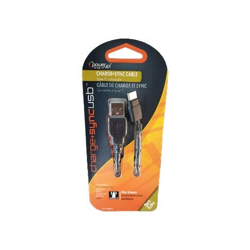 Powerup Charge + Sync Cable Type C 3 Ft