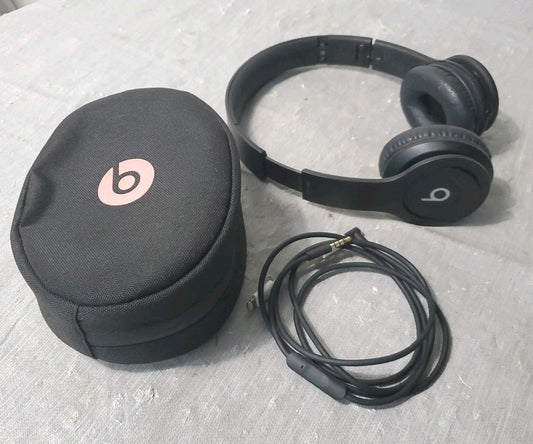 Beats By Dre Wired Headphones S/N AB111EAVO1CE With Case (Tested)