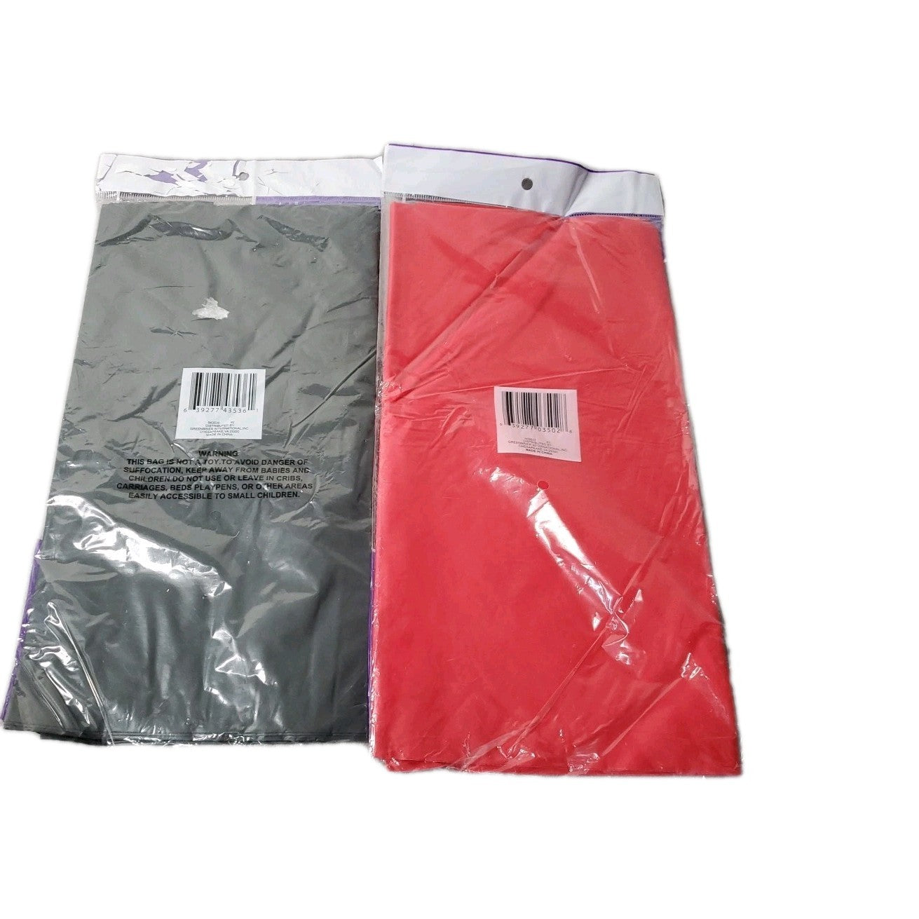 Party Premium Tablecover Black AND RED 54"×108"
