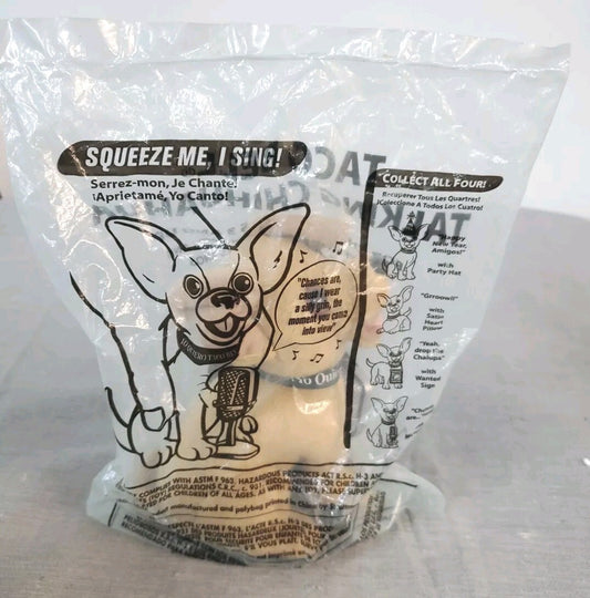 taco bell talking chihuahua plush With Microphone