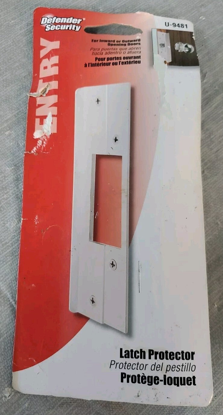 U 9481 Latch Bolt Guard Plate. Aluminium  (New)