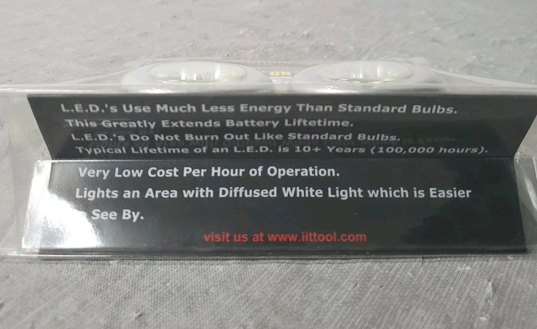 illinois industrial tool 3 Led Stick On Tap Lights 2 Pack