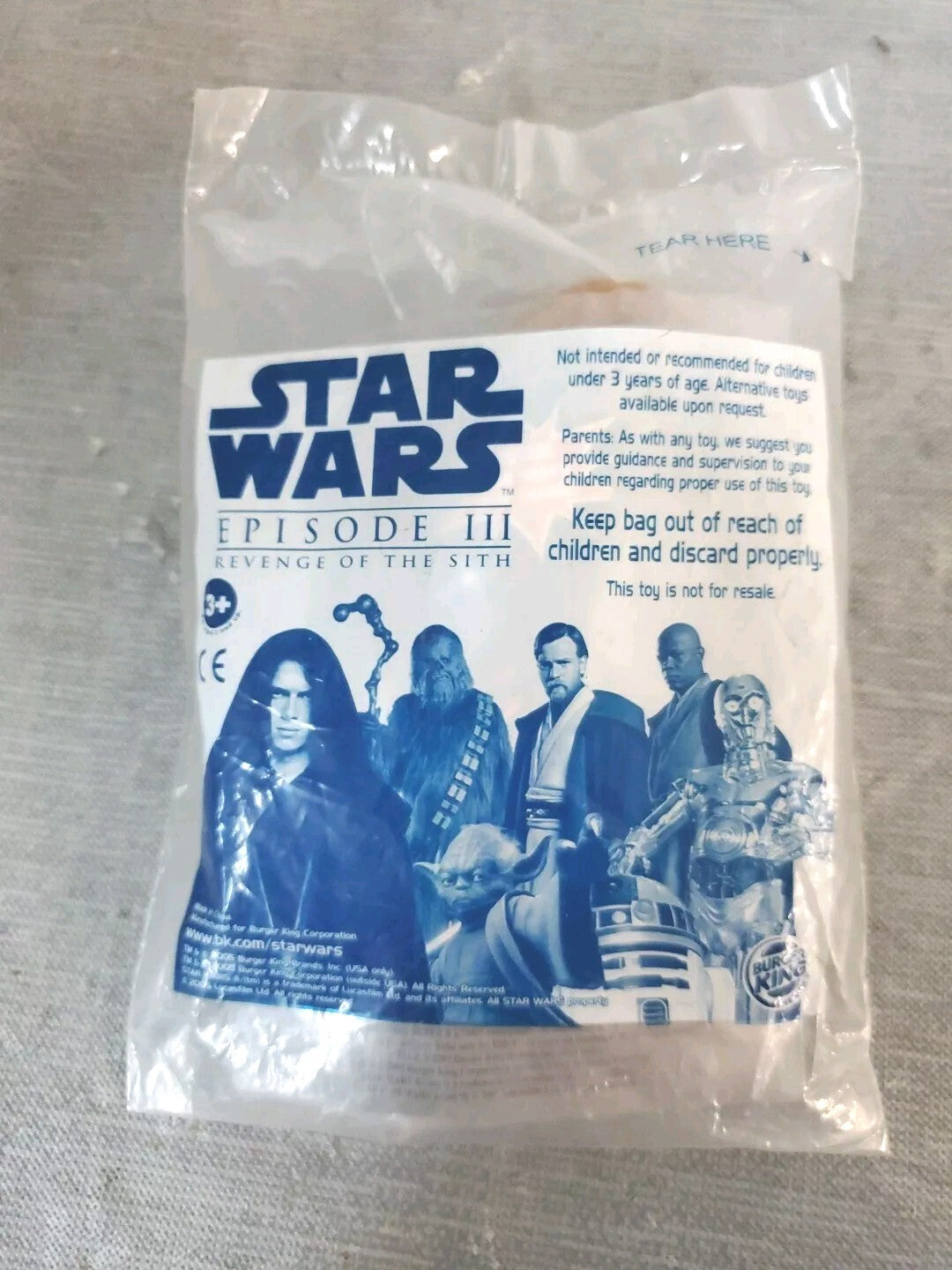 star wars episode 3 burger king toys