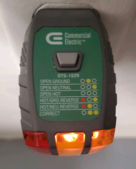 Commerical Electric OTG-102r  Receptacle Tester