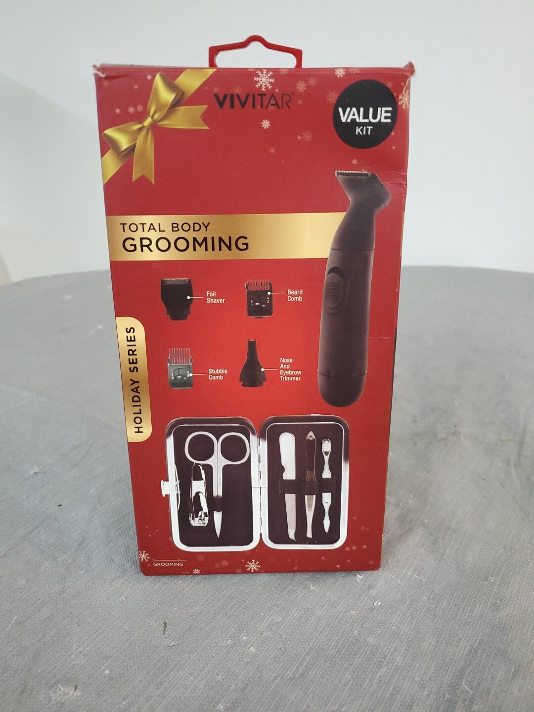 Vivitar Total Body Grooming Beard Trimmer Hair Clippers Holiday Series