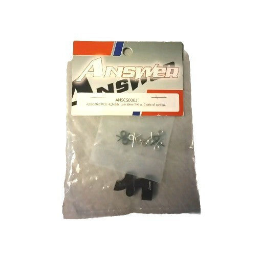 Associated RC8 High Bite Low Wear Set W. 3 Sets Of Springs RC